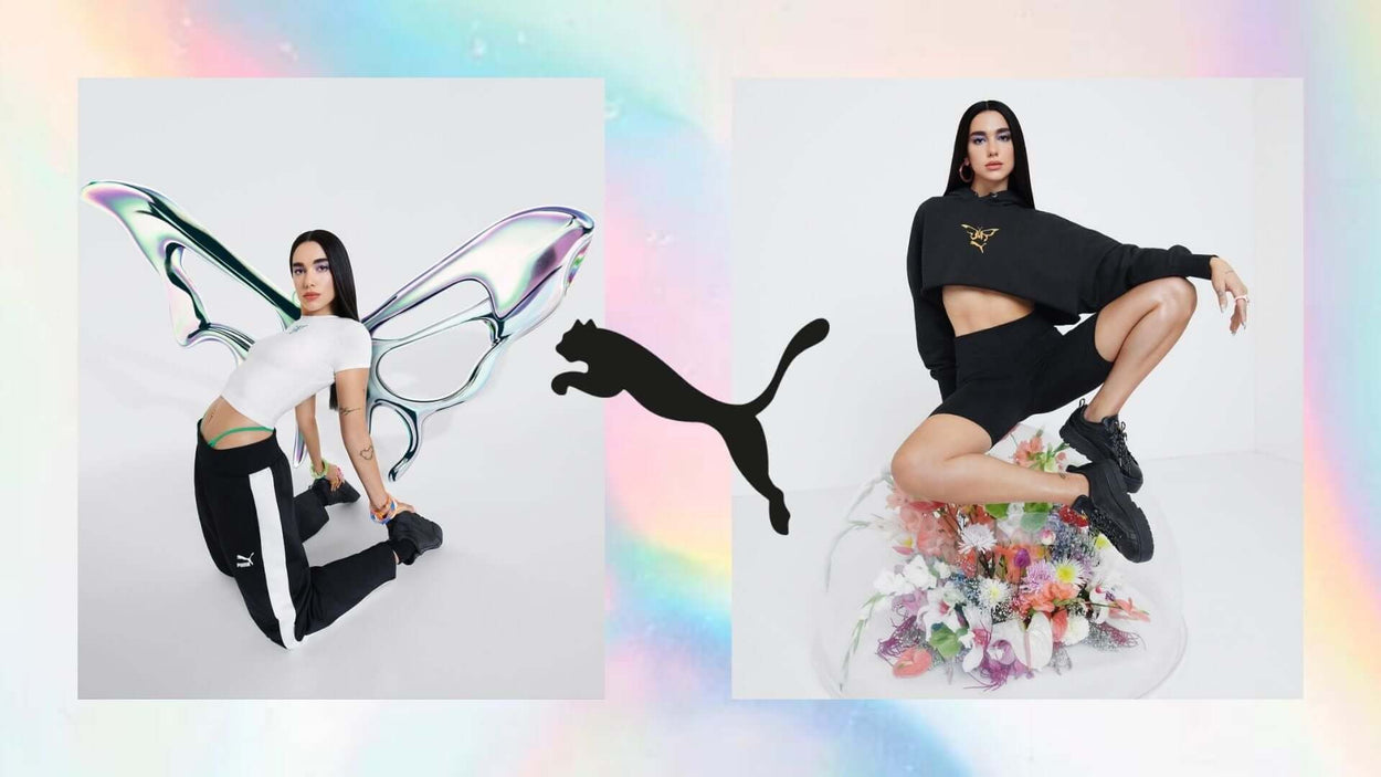 The first Puma x Dua Lipa capsule collection is an ode to lightness