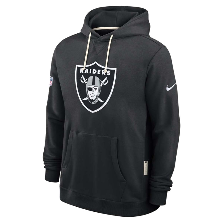 NIKE NFL Las Vegas Raiders 2025 Sideline Standard Issue Hoodie Black 03AZ-00A-8D-A0M