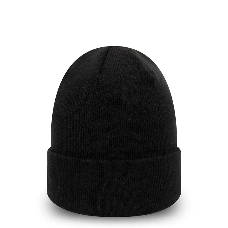 NEW ERA New York Yankees Essential All Black Cuff Beanie Hat 12122729