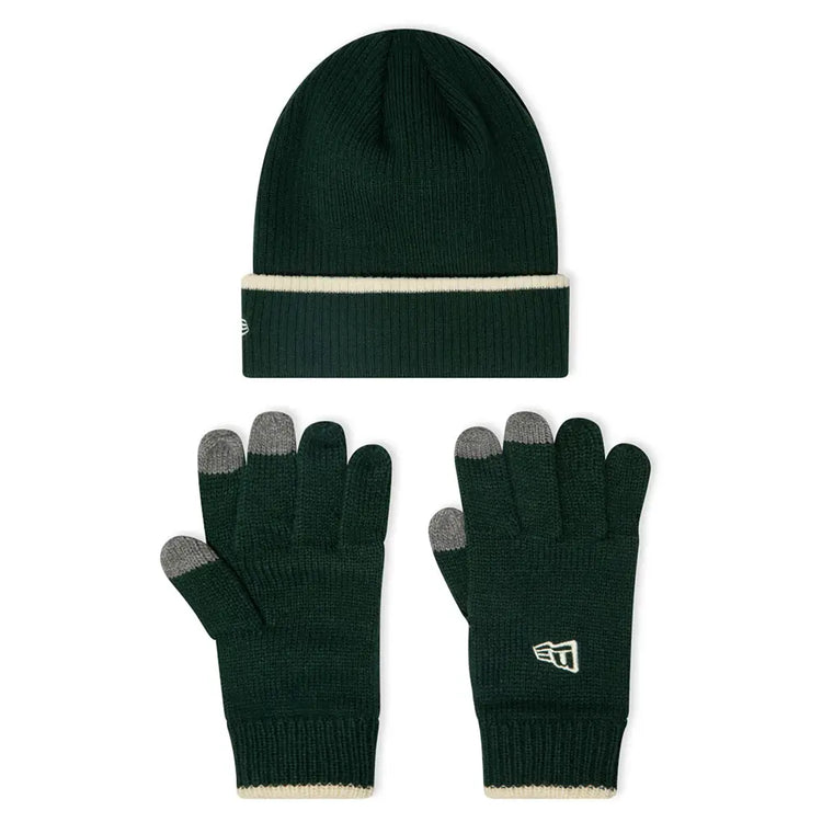 NEW ERA Green E-Touch Gloves And Beanie Set 13745811