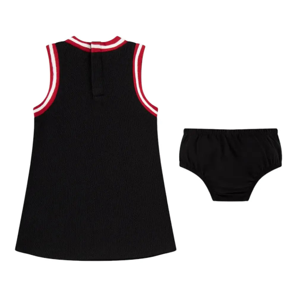 23 Jersey Dress Black Red - Urban Jungle 23 Jersey Dress Black Red - Urban Jungle