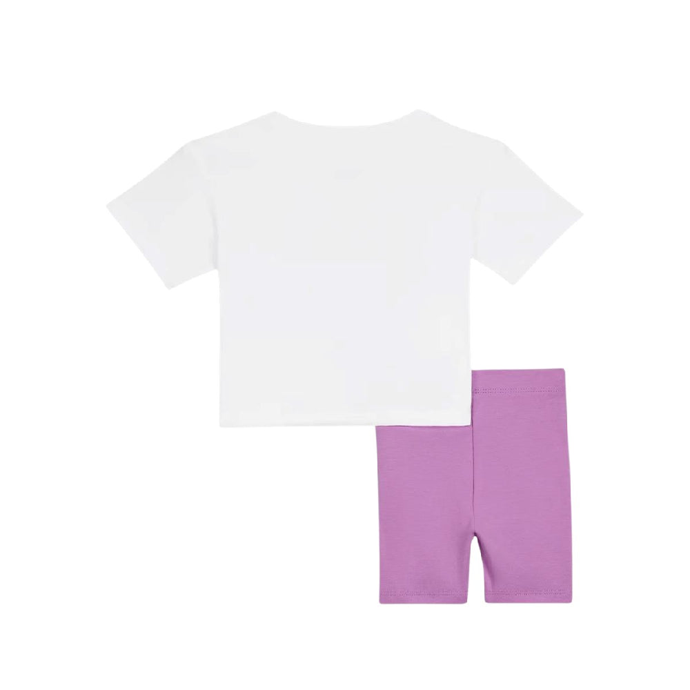 JORDAN Retro 1984 2pc Bike Short Set Pink 15D977-P3R