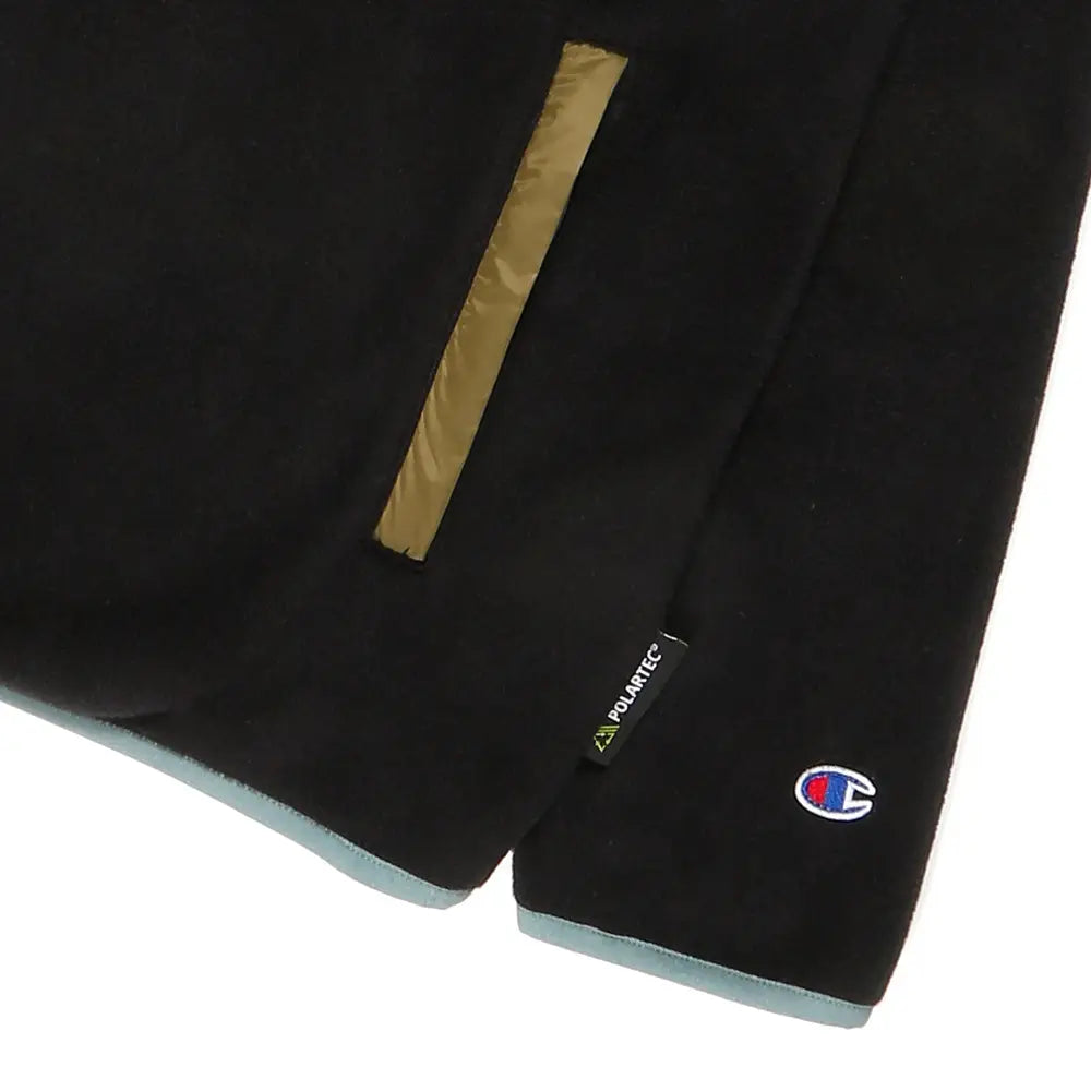 CHAMPION Half Zip Jacket Black 215107-KK002