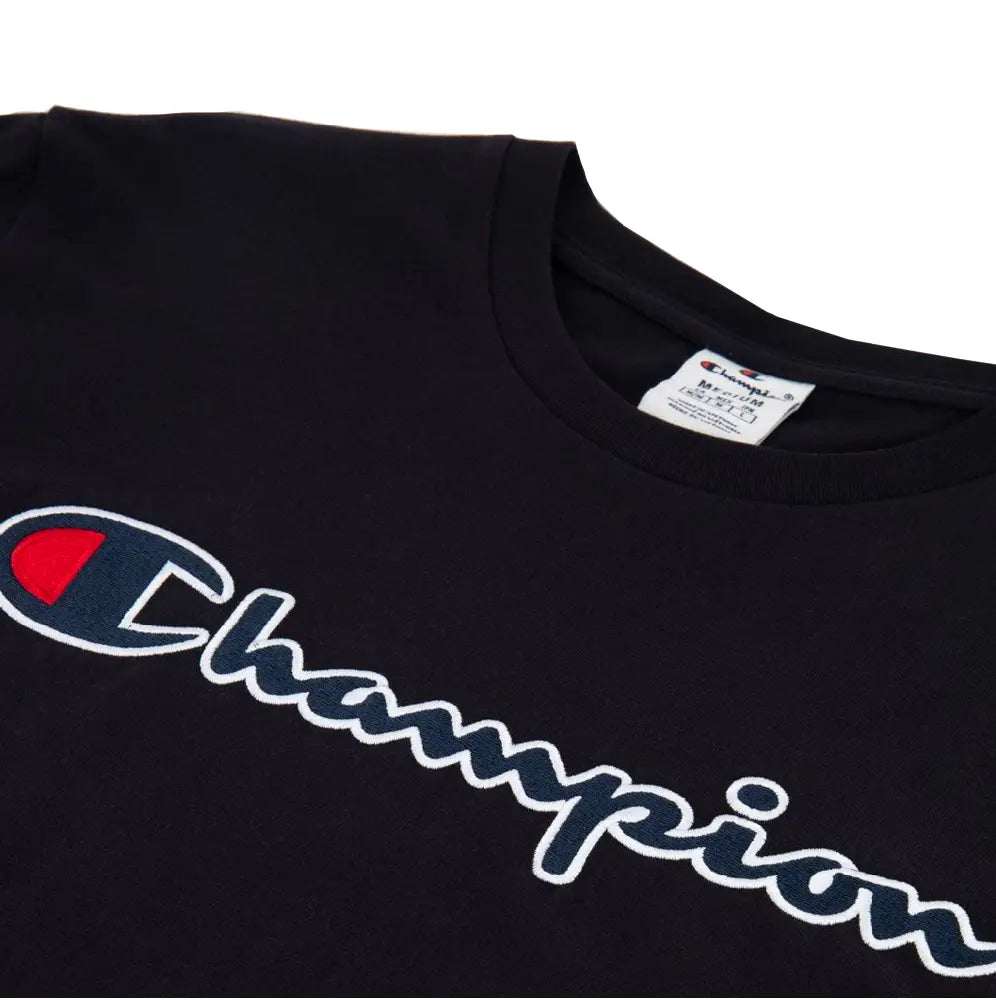 CHAMPION Crewneck T-Shirt Black 218007-KK001