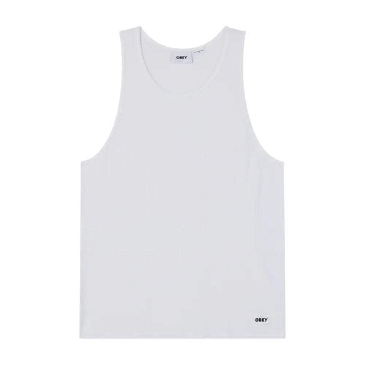OBEY Standard Rib Tank Top 2 Pack White 22MC0000032E-WHT