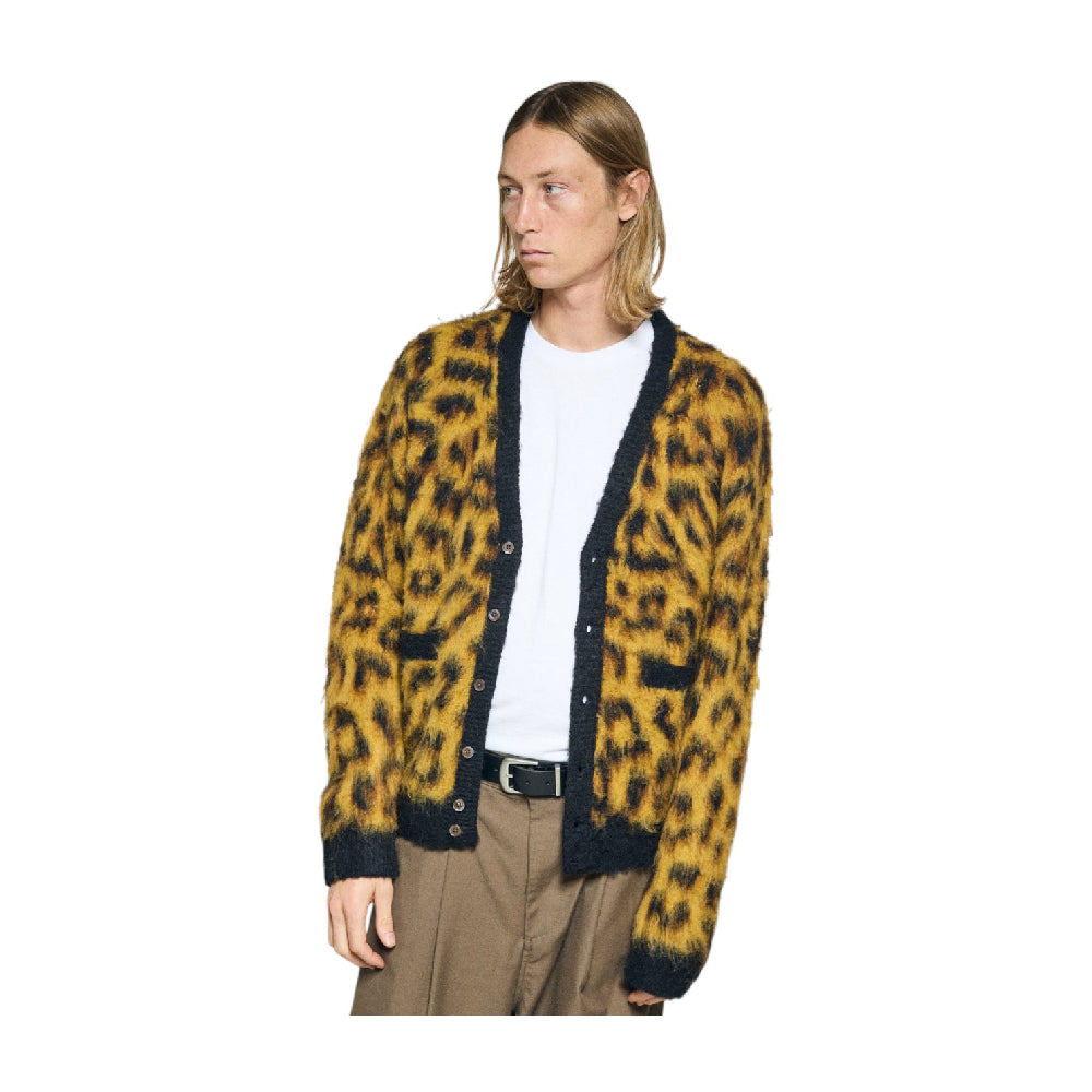 OBEY Patron Cardigan Leopard 22MC0000689-LEO