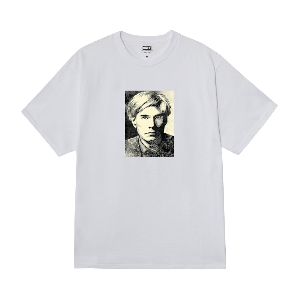 OBEY Warhol T-Shirt White 22MC0001470-WHT