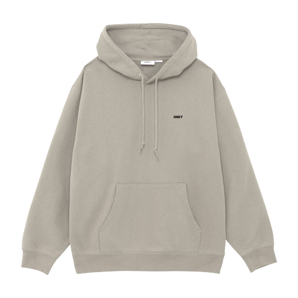 OBEY Art Studio Flowers Fleece Hoodie Grey 22MC0001473-MNS
