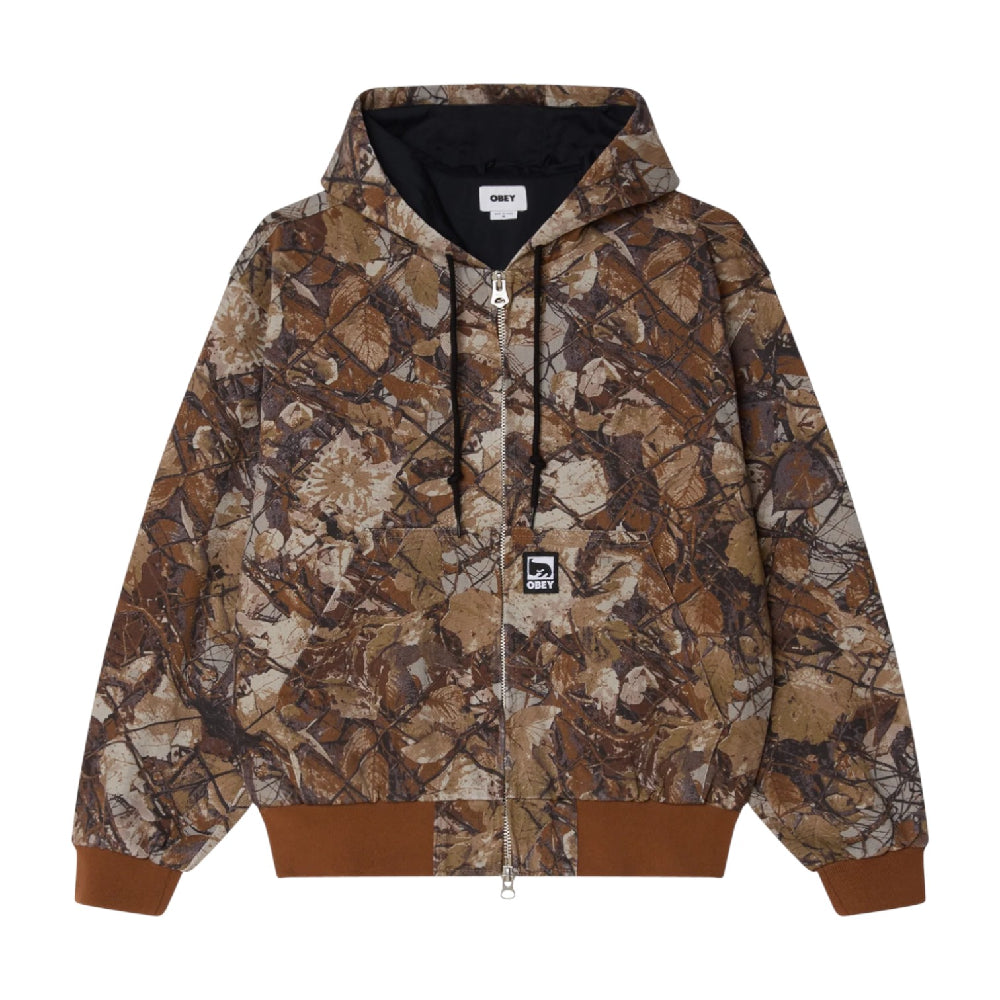 OBEY Glen Zip Up Jacket Camo 22MC0001495-FNC