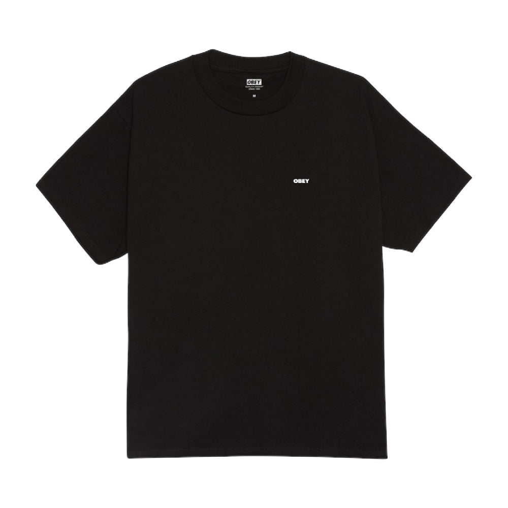 OBEY Quarter Icon T-Shirt Black 22MC0001523-BLK