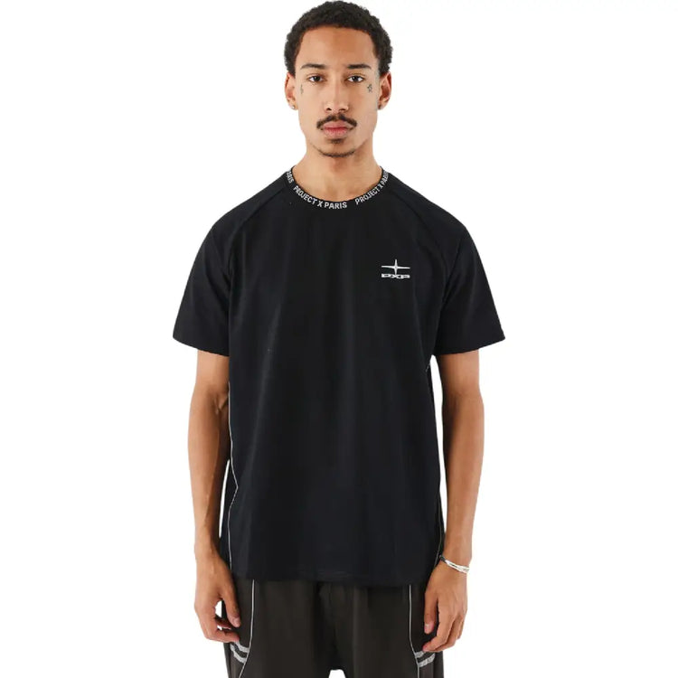 PXP - PROJECT X PARIS Oversized T-shirt with reflective details Black 2510181-BK