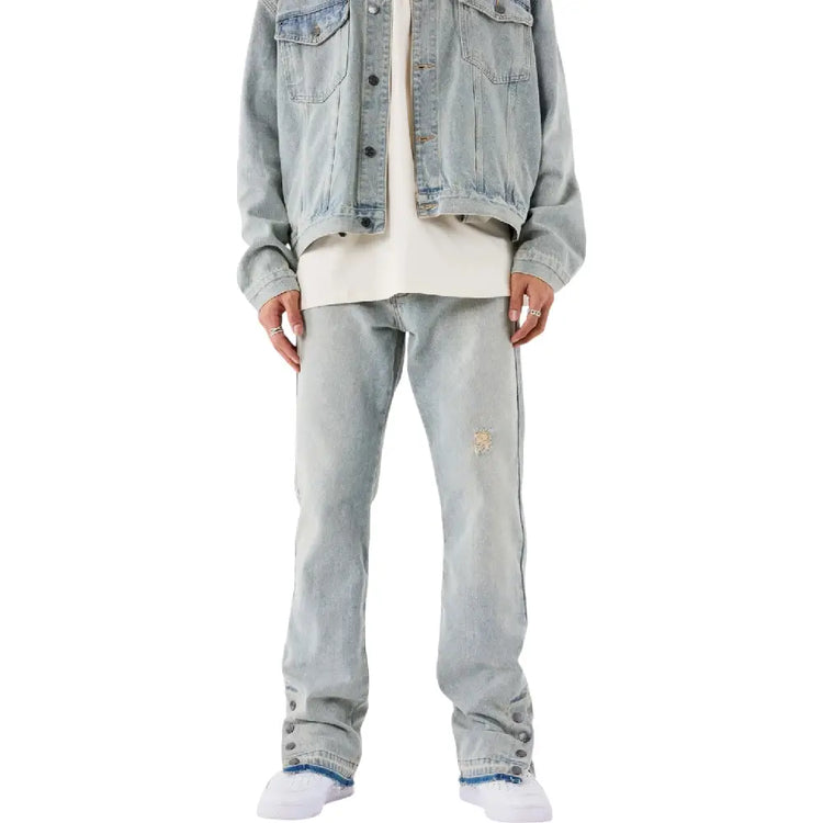 PXP - PROJECT X PARIS Wide-leg coordinated jeans blue 2594002-BL