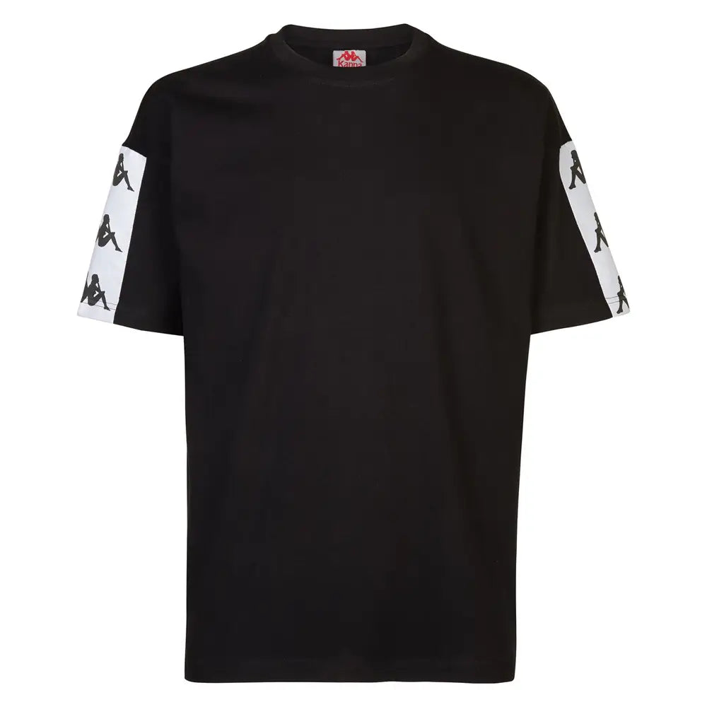 KAPPA 222 Banda 10 Cozy T-Shirt Black 304TIJ0-BY7