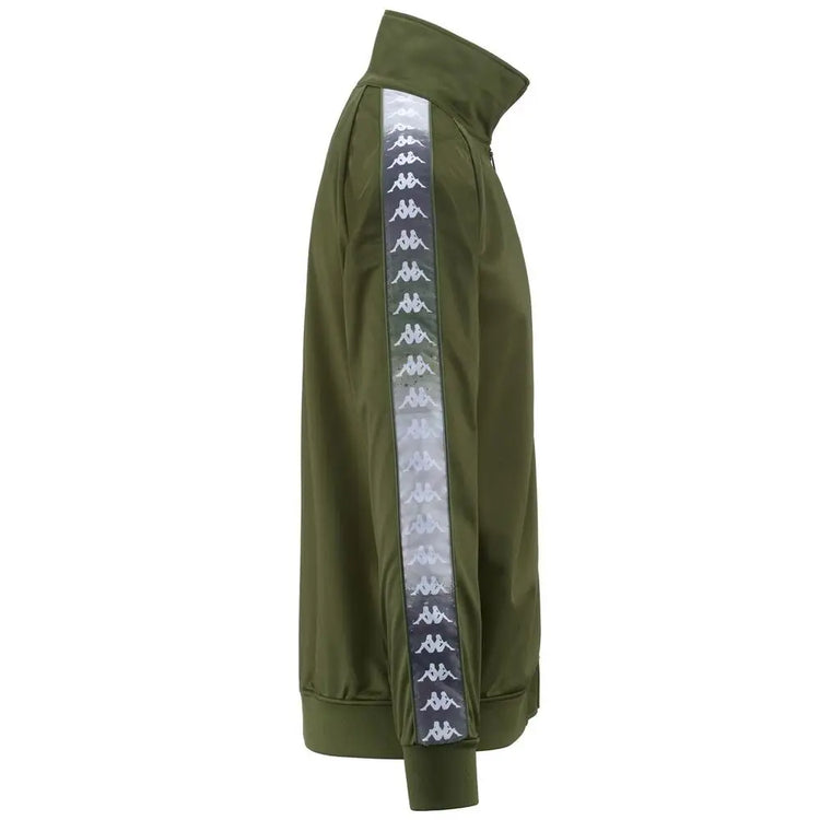 KAPPA 222 Banda Anniston Graphiktape Jacket Green 34184MW-C4P