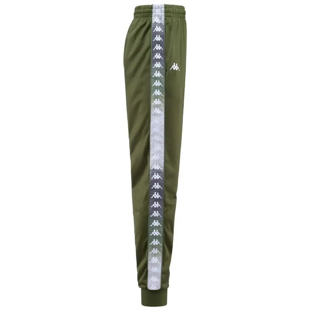 KAPPA 222 Banda Rastoria Graphiktape Pant Green 34186VW-C4P