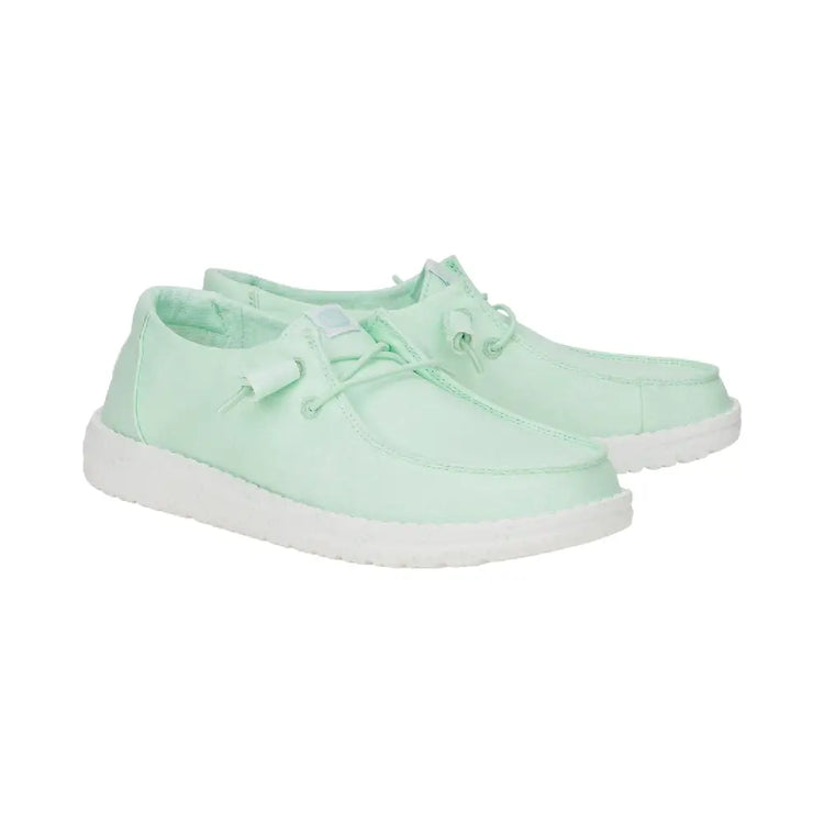HEY DUDE Wendy Stretch Canvas White 40902-4UU