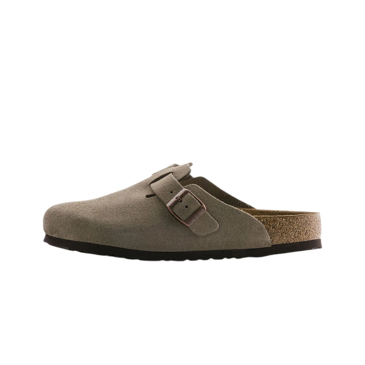 BIRKENSTOCK Boston SFB Slipper Taupe (Narrow Fit) 560773