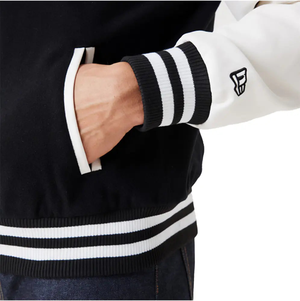 NEW ERA MLB Chcago White Sox  Wordmark Varsity Jacket Black 60301350