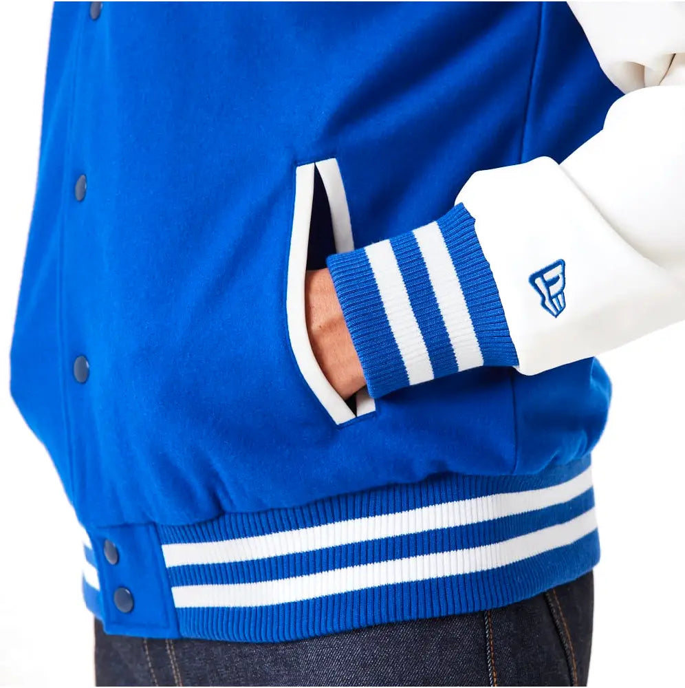 NEW ERA MLB New York Mets Wordmark Varsity Jacket Blue 60301351