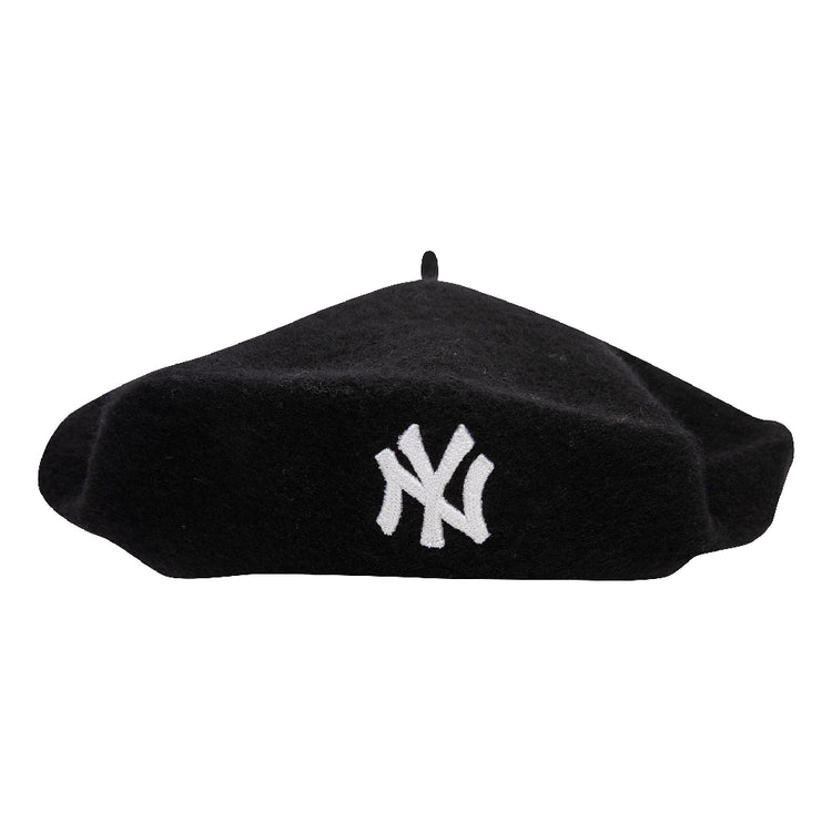 NEW ERA New York Yankees Womans Wool Black Beret 60565469