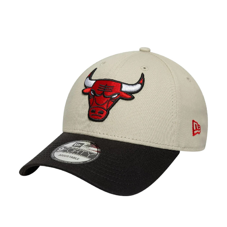 NEW ERA Chicago Bulls NBA Contrast Patch Cream 9FORTY Adjustable Cap 60667564