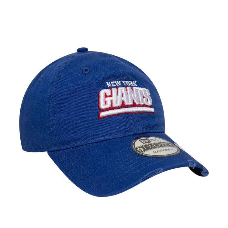 NEW ERA New York Giants NFL Washed Distressed Blue 9TWENTY Adjustable Cap 60667581