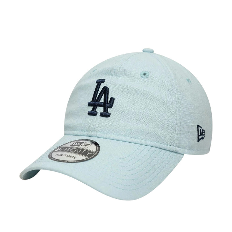 NEW ERA LA Dodgers MLB Linen Pastel Blue 9TWENTY Adjustable Cap 60667617