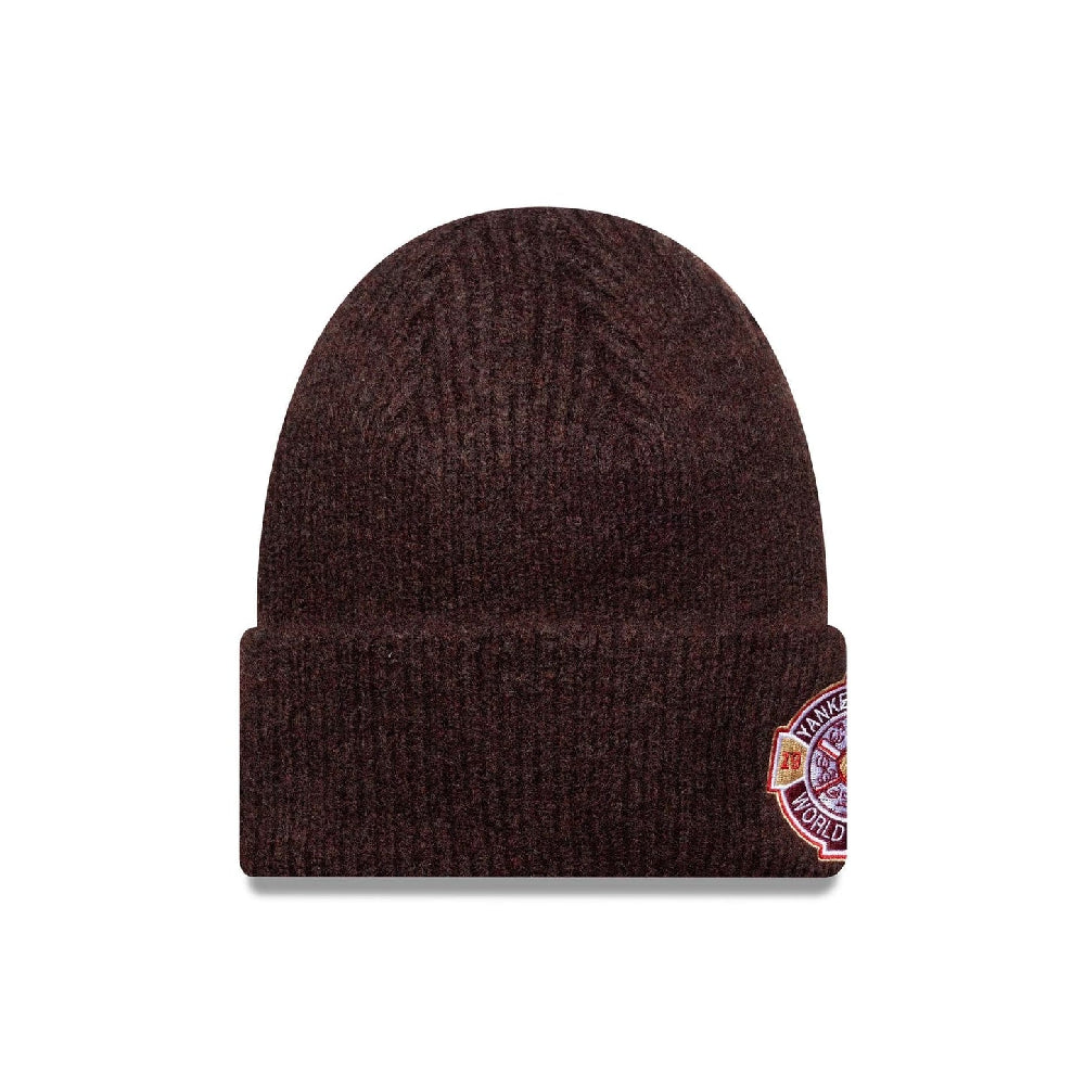 NEW ERA New York Yankees MLB World Series Dark Red Cuff Knit Beanie Hat 60691199