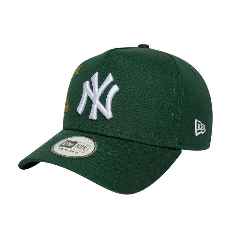 NEW ERA New York Yankees MLB Icon Dark Green 9FORTY E-Frame Adjustable Cap 60691251