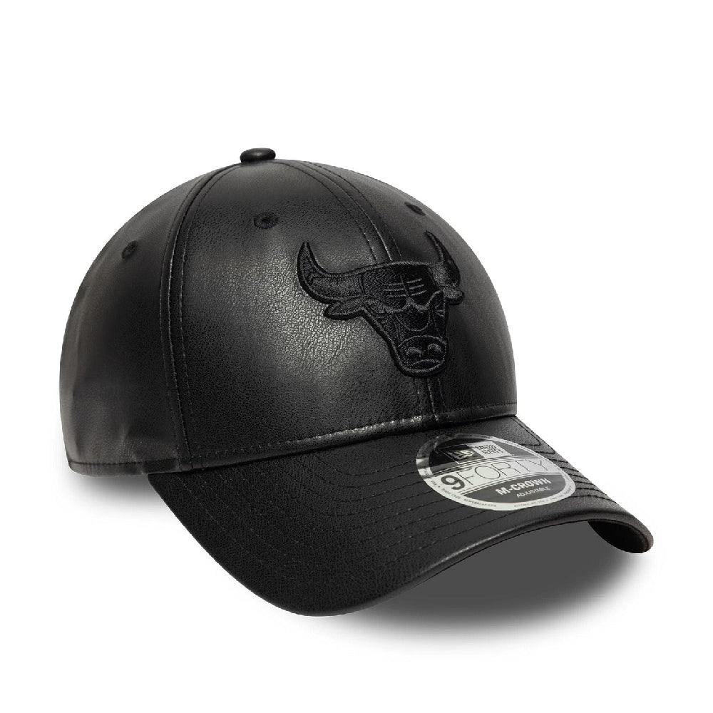 NEW ERA Chicago Bulls NBA PU Black 9FORTY M-Crown Adjustable Cap 60759023