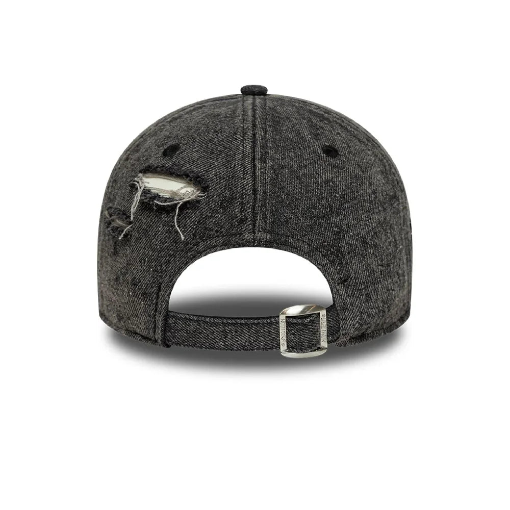 New York Yankees MLB Acid Wash Black 9FORTY Adjustable Cap - Urban