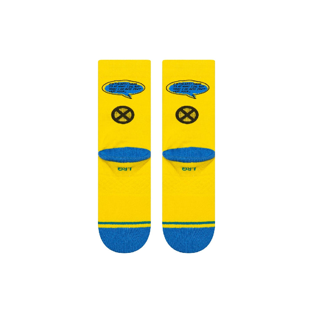 STANCE Wolverine Kids Crew Socks Yelllow 62KS0000137-M-YEL