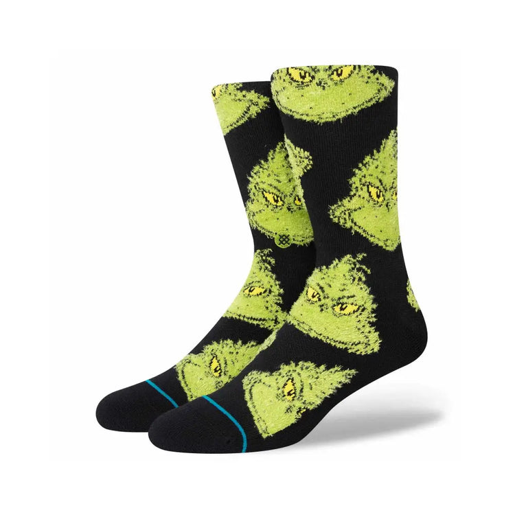 STANCE Mean One Crew Socks 62US0000182-GH-BLK