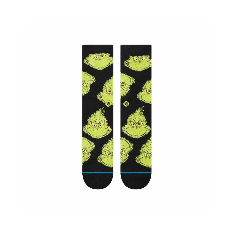 STANCE Mean One Crew Socks 62US0000182-GH-BLK