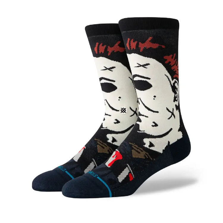 STANCE Stance X Halloween Michael Myers Crew Socks 62US0000569-LH-NVY