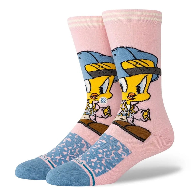 STANCE Tweety Crew Socks 62US0000571-LT-PNK