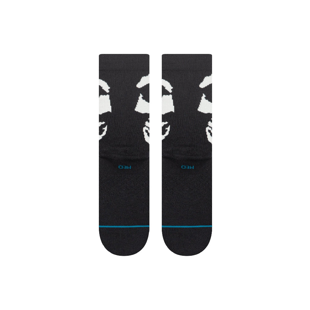 STANCE Beware Crew Socks Black 62US0000766-MI-BLK