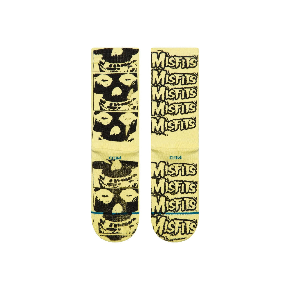 STANCE Collection Crew Socks Yellow 62US0000767-MI-MEL