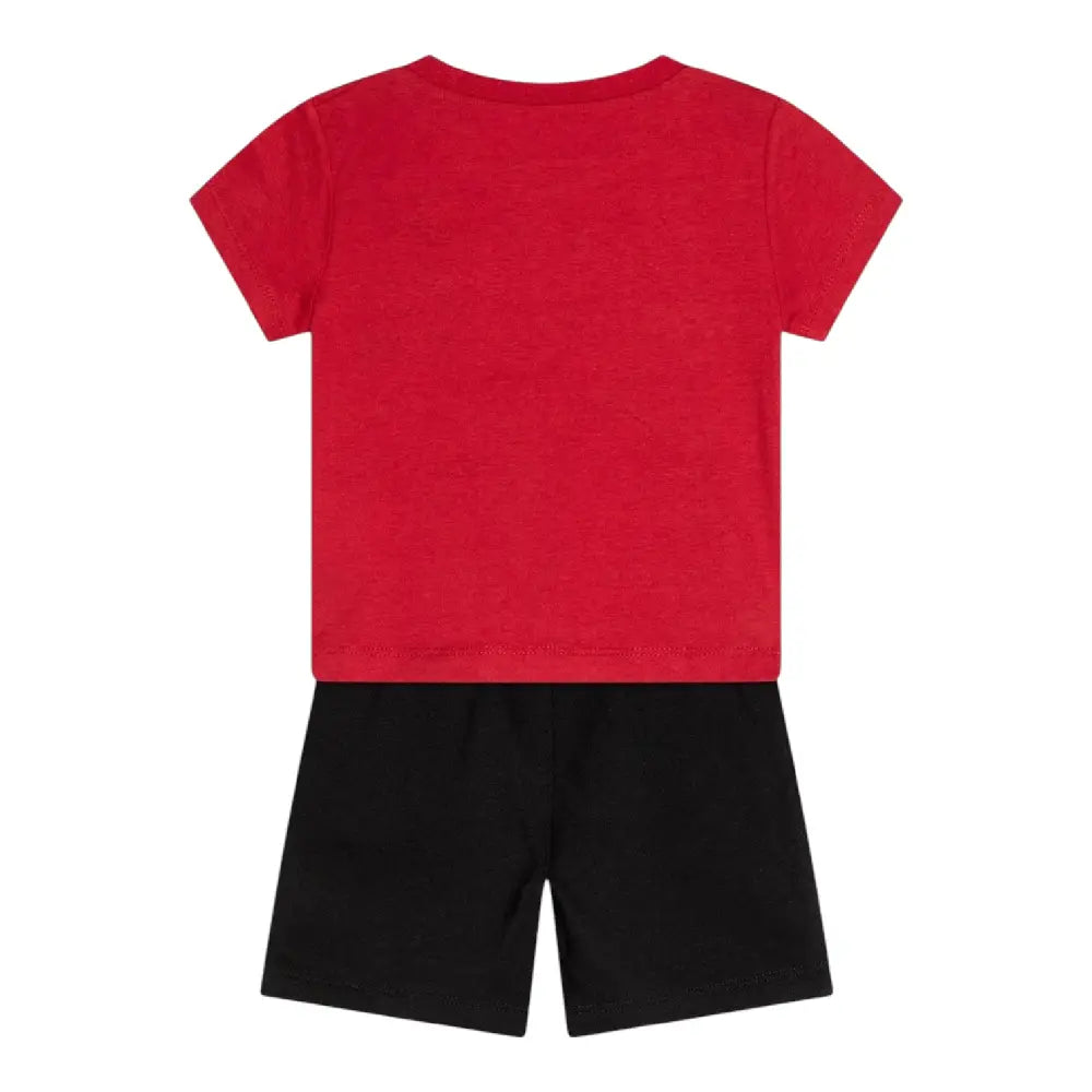 JORDAN Jumbo Jumpman T-Shirt/Short Set Red Black 65C138-023