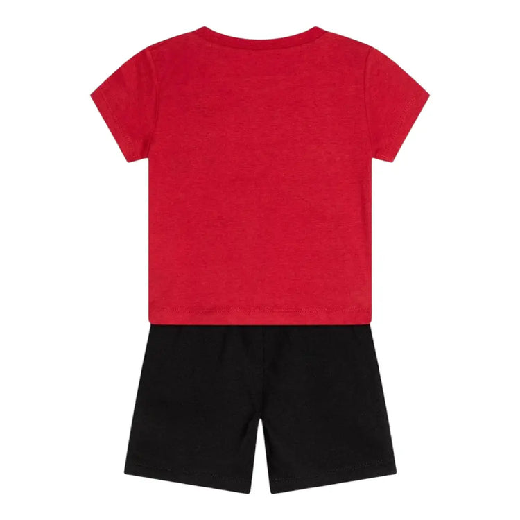JORDAN Jumbo Jumpman T-Shirt/Short Set Red Black 65C138-023