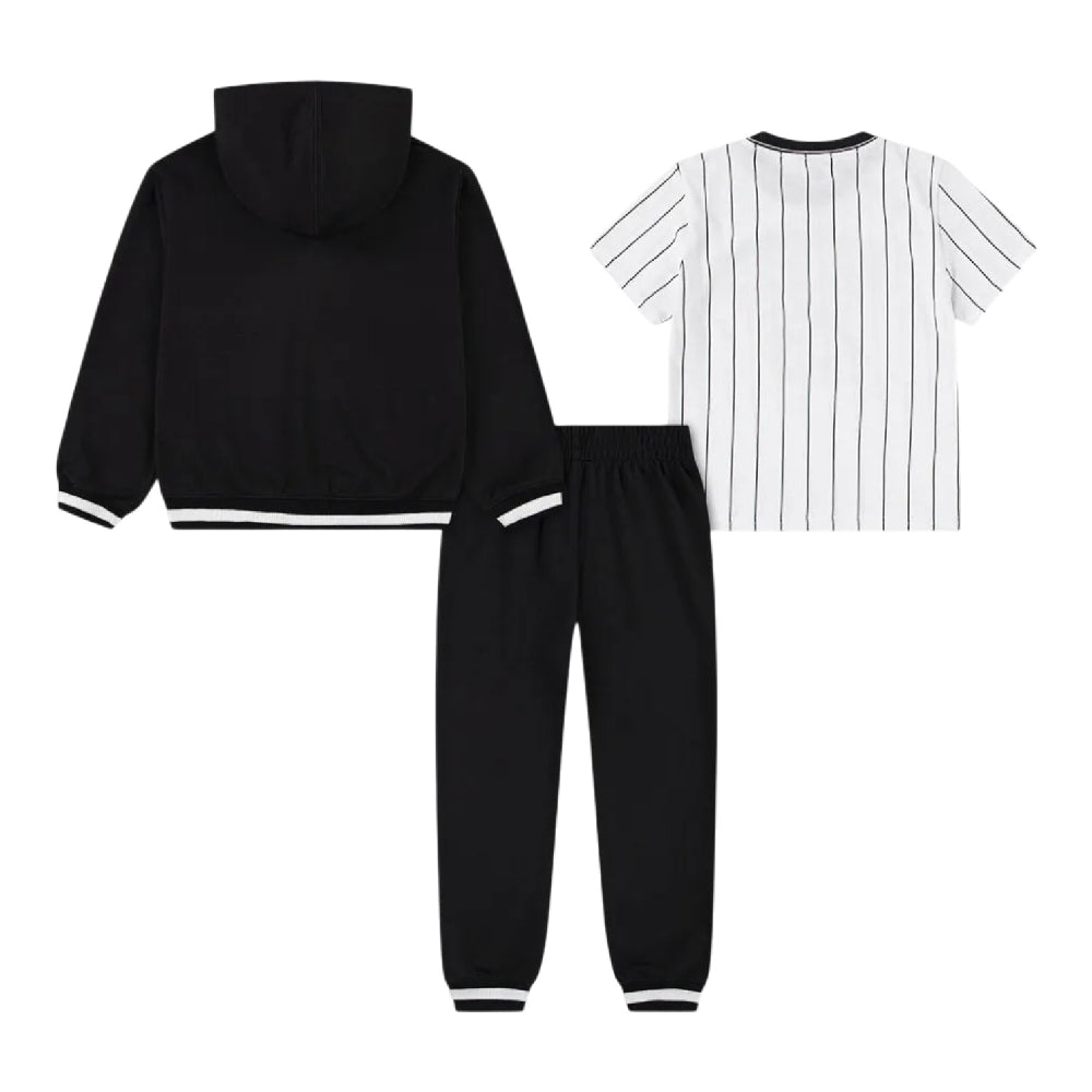 JORDAN Jordan T-Shirt/Hoodie Tracksuit Set Black 85F275-023