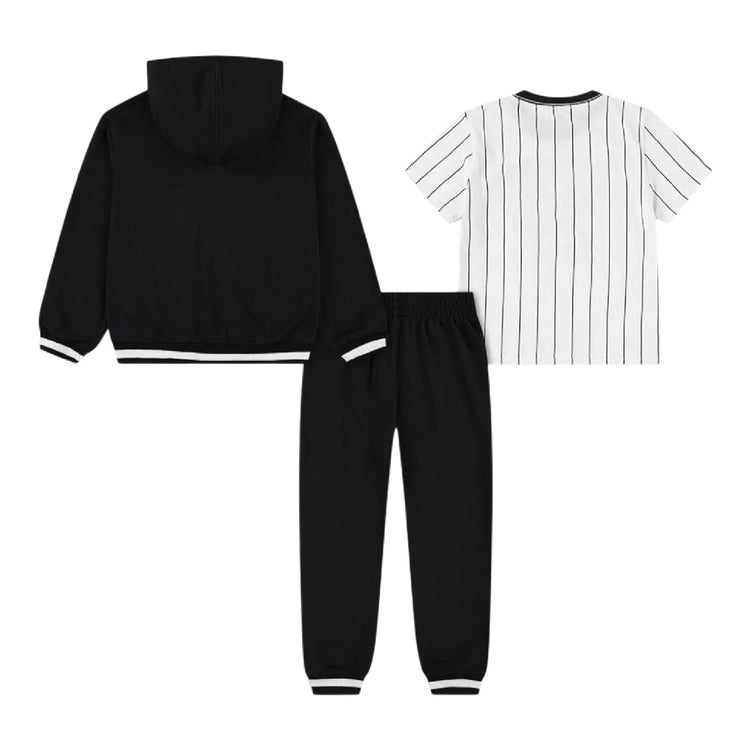 JORDAN Jordan T-Shirt/Hoodie Tracksuit Set Black 85F275-023