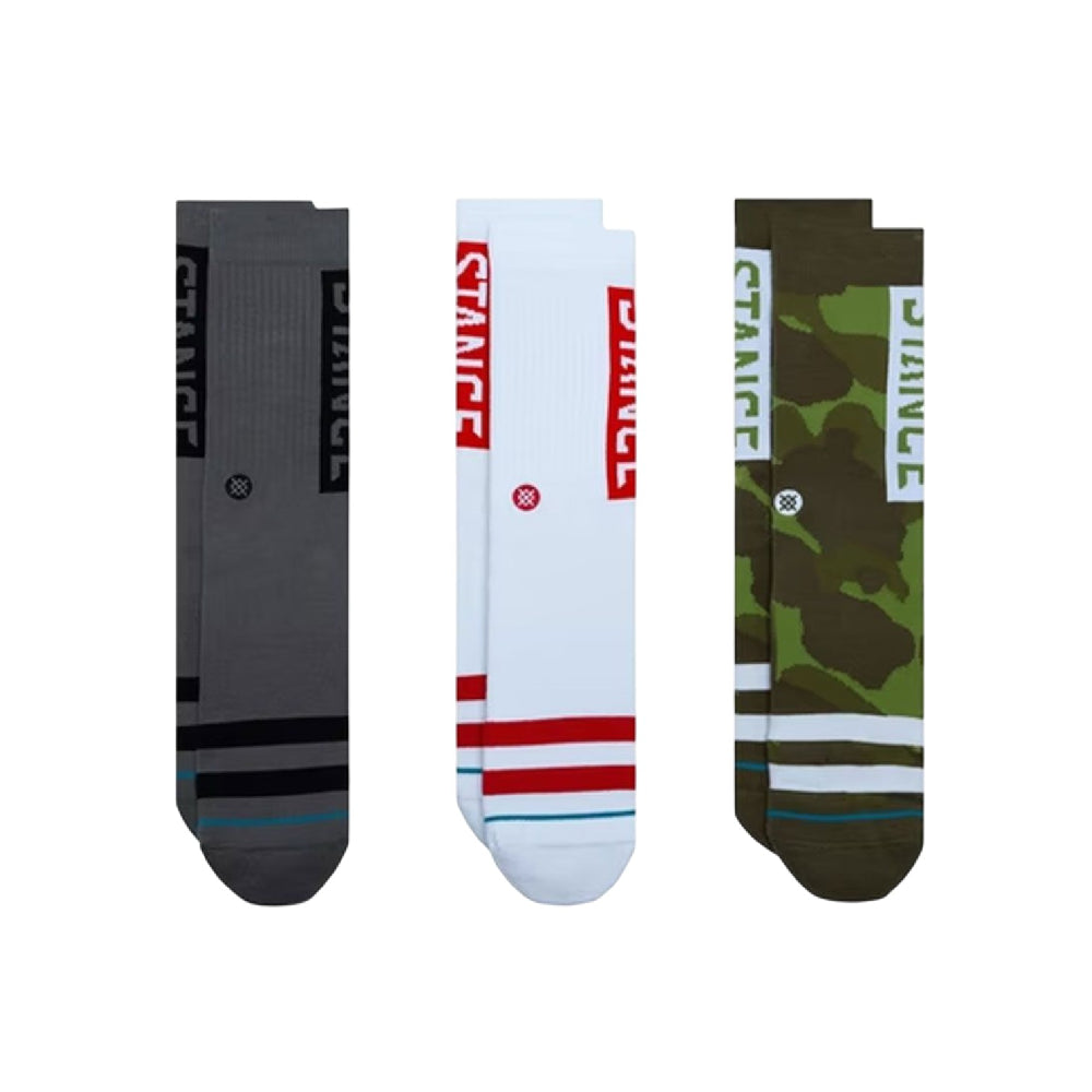 STANCE The Og 3 Pack Socks A556C20OG3-CAM
