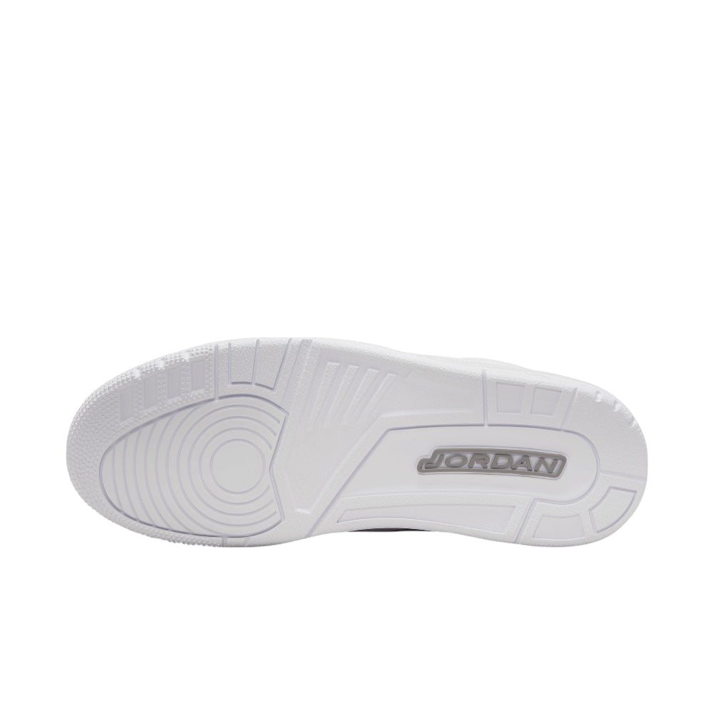 JORDAN Air Jordan 3 Retro Pure Money White/Metallic Silver Sneakers CT8532-111