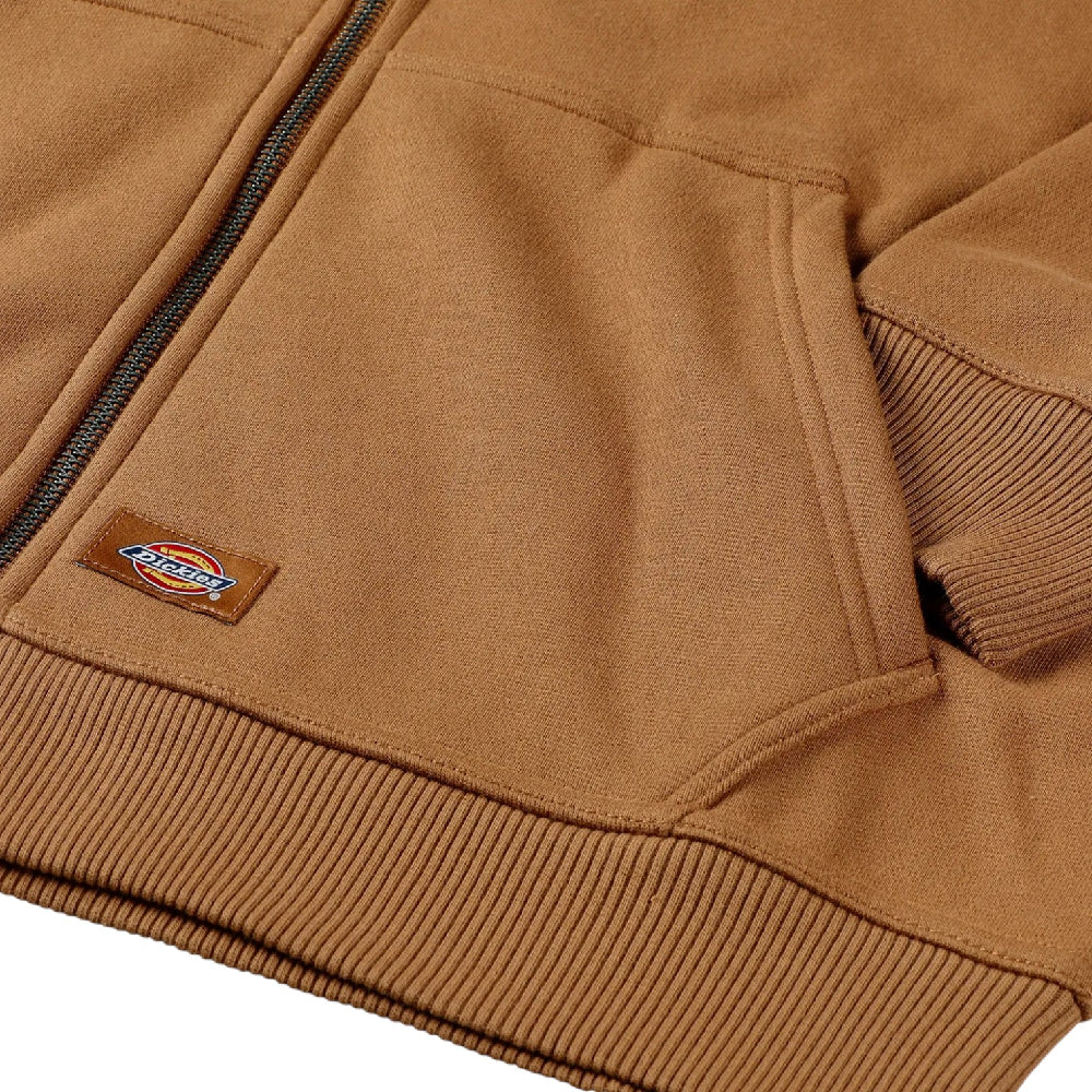 DICKIES Thrasher X Dickies Full-Zip Hoodie Brown DK0A887J0BD1