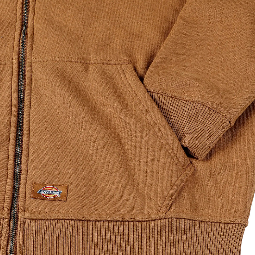DICKIES Thrasher X Dickies Full-Zip Hoodie Brown DK0A887J0BD1