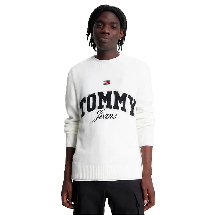 TOMMY HILFIGER Varsity Logo Relaxed Fit Pullover DM0DM17759YBH