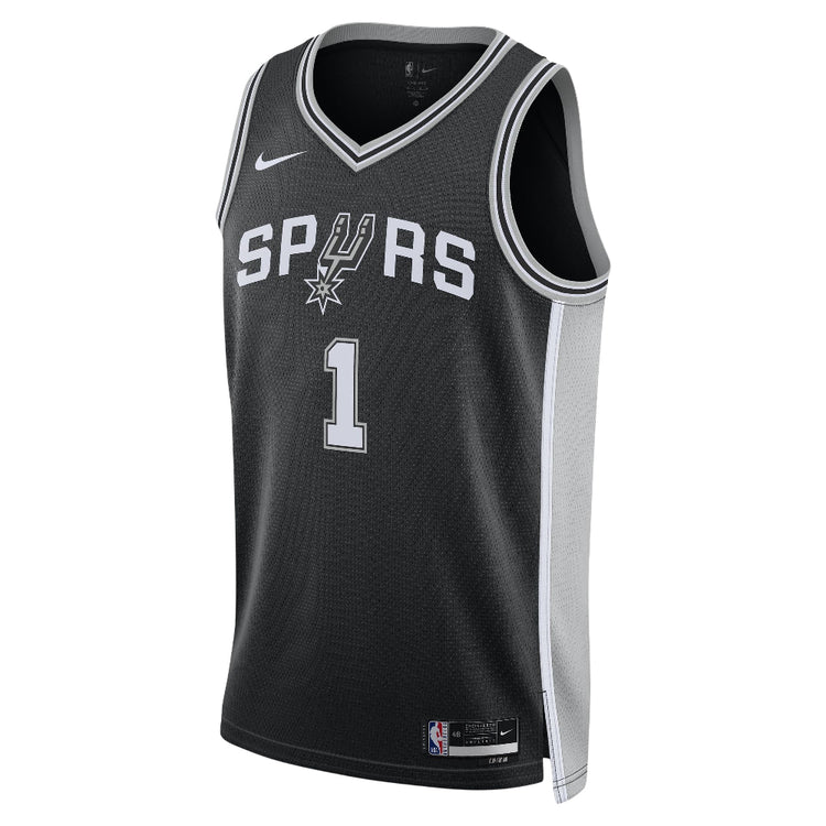 NIKE San Antonio Spurs Icon Edition Dri-FIT NBA Swingman Jersey Black DN2022-015