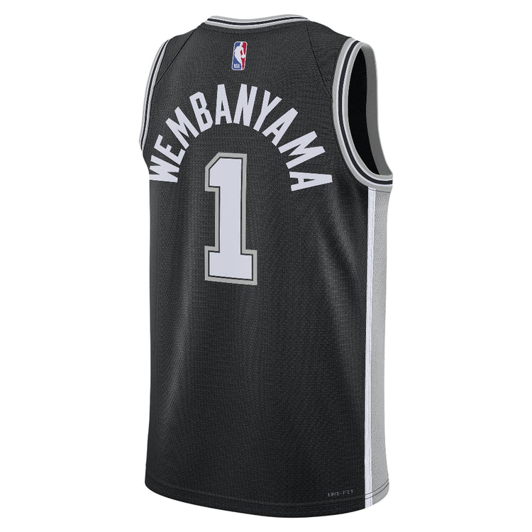 NIKE San Antonio Spurs Icon Edition Dri-FIT NBA Swingman Jersey Black DN2022-015