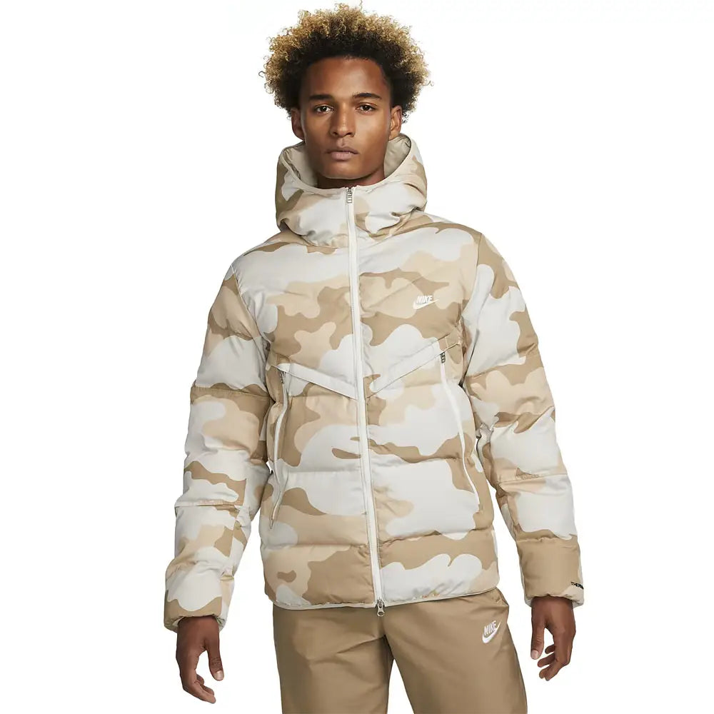 Sportswear Therma Fit Windrunner Insulated Hooded Camo Jacket